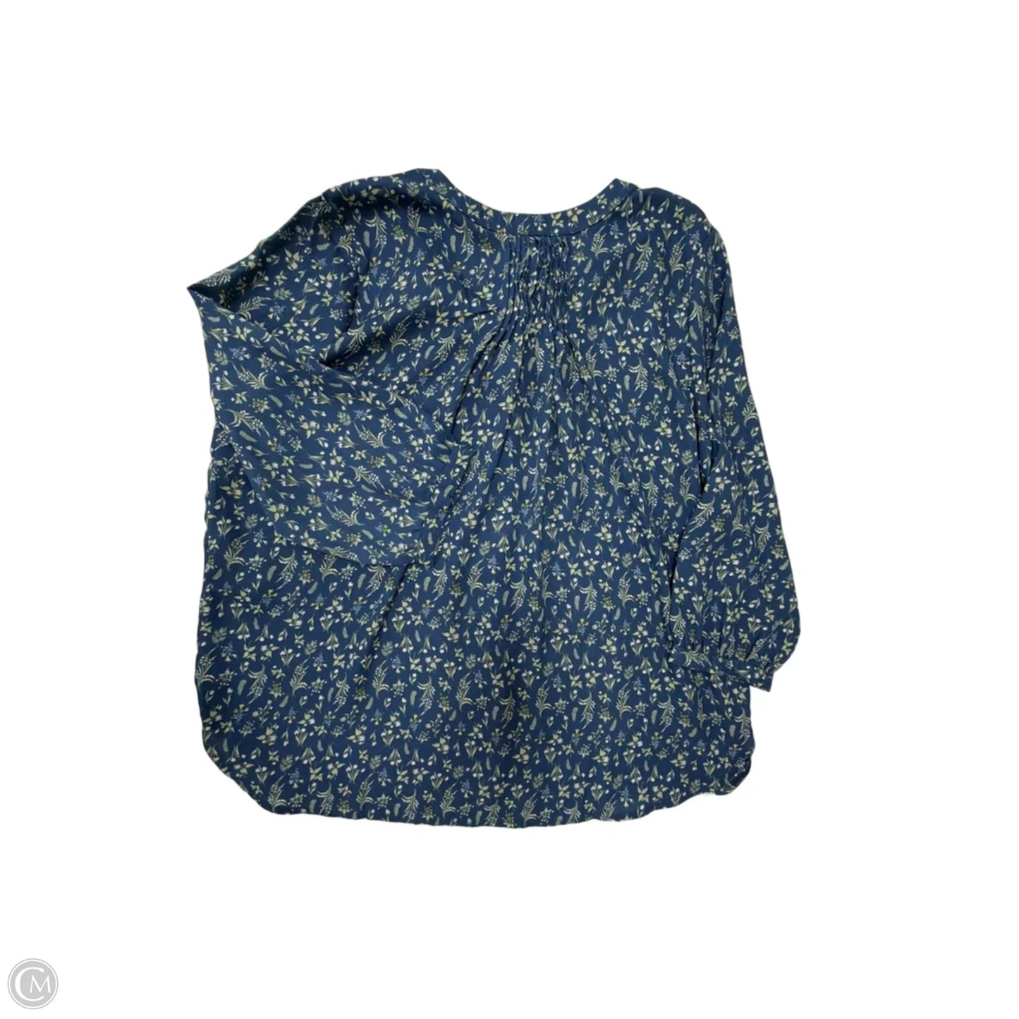 Top Long Sleeve By Jachs Girlfirend In Blue, Size: M