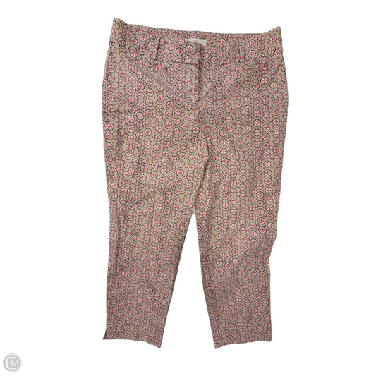 Pants Cropped By Loft In Multi-colored, Size: 10
