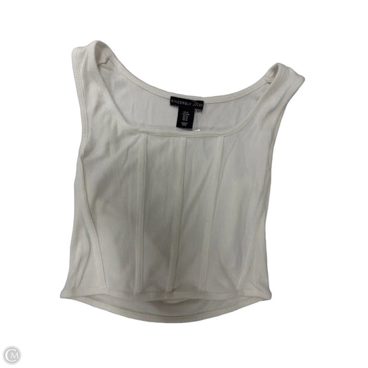 Tank Top By Sincerely Jules In White, Size: M