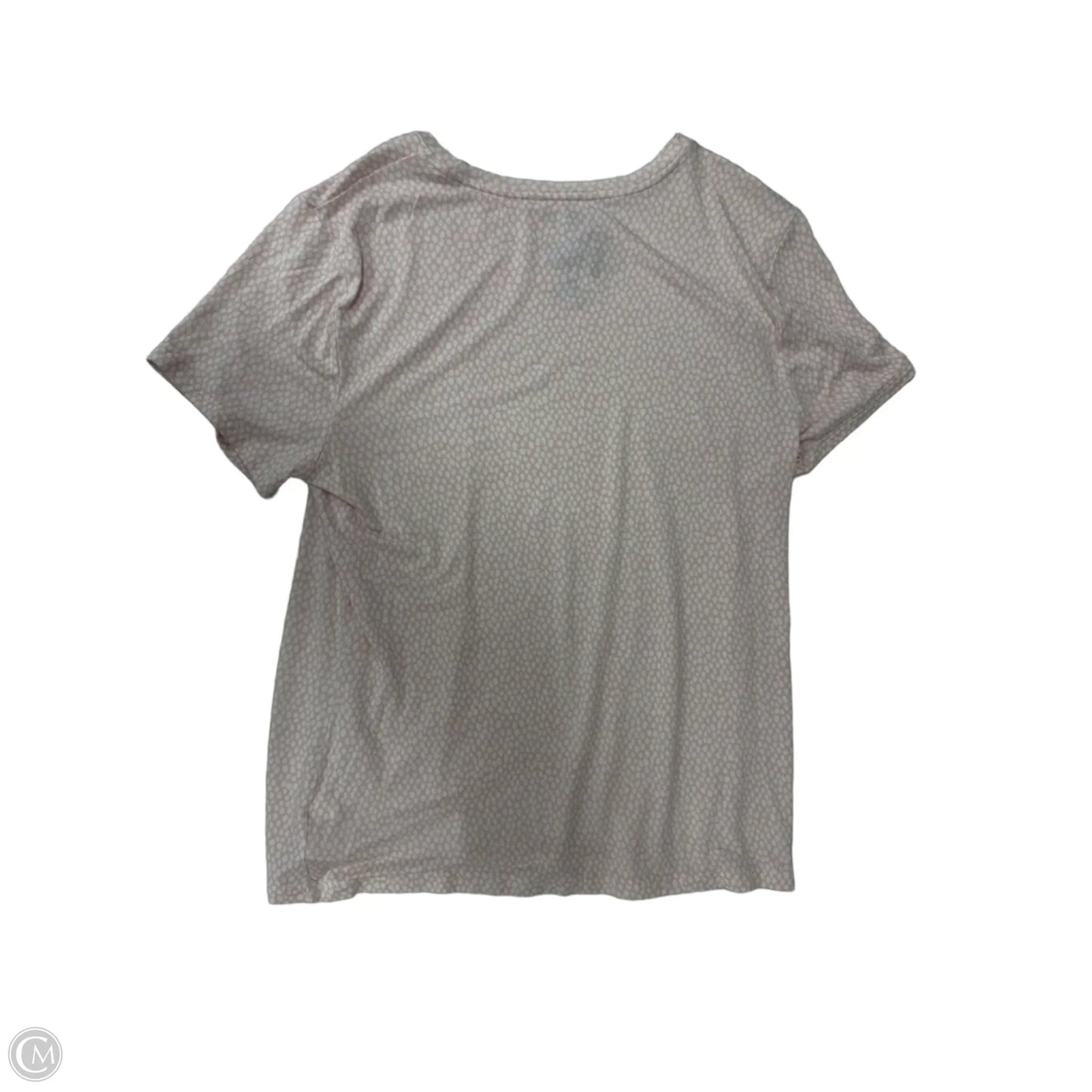 Top Short Sleeve By Nine West Apparel In Pink, Size: L