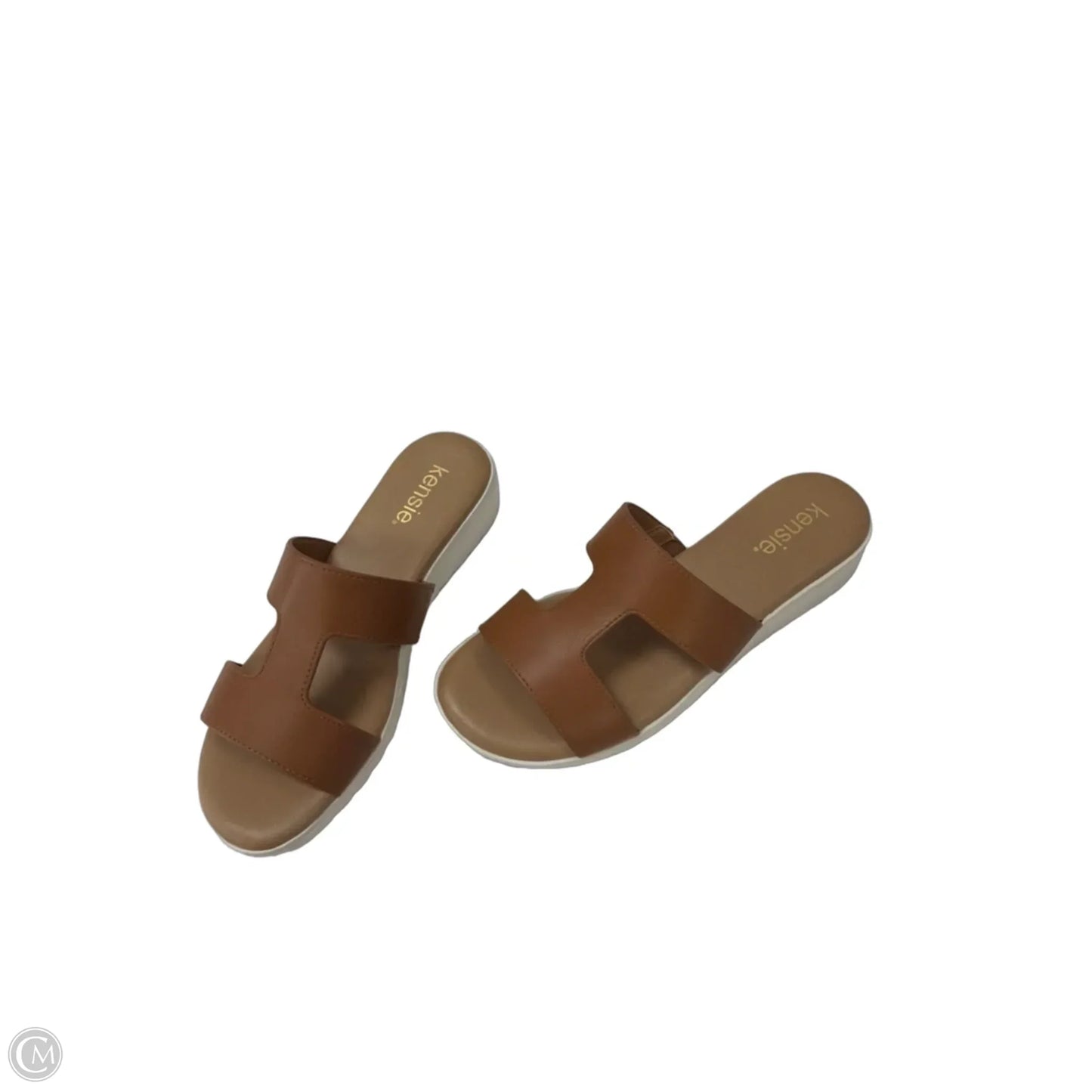 Sandals Flip Flops By Kensie In Tan, Size: 7