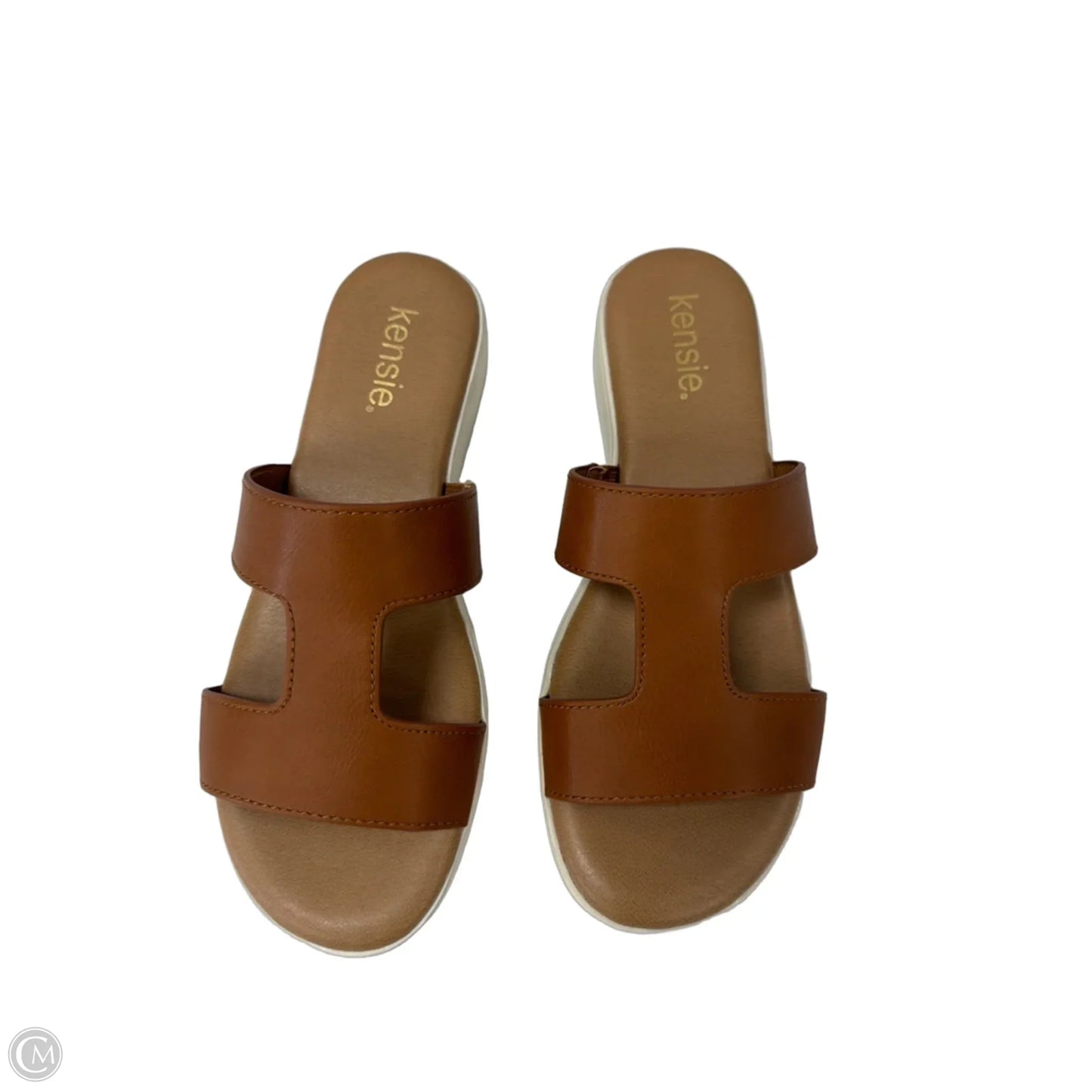 Sandals Flip Flops By Kensie In Tan, Size: 7