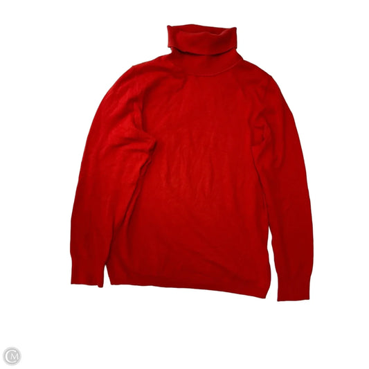 Top Long Sleeve By Talbots In Orange, Size: L