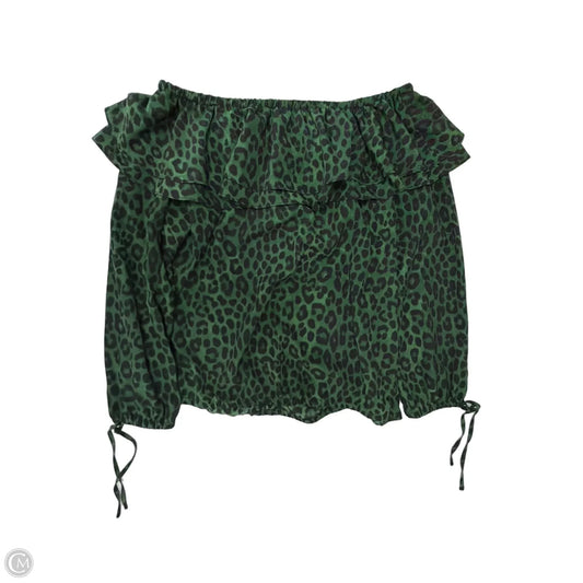 Dress Casual Midi By Michael By Michael Kors In Animal Print, Size: L