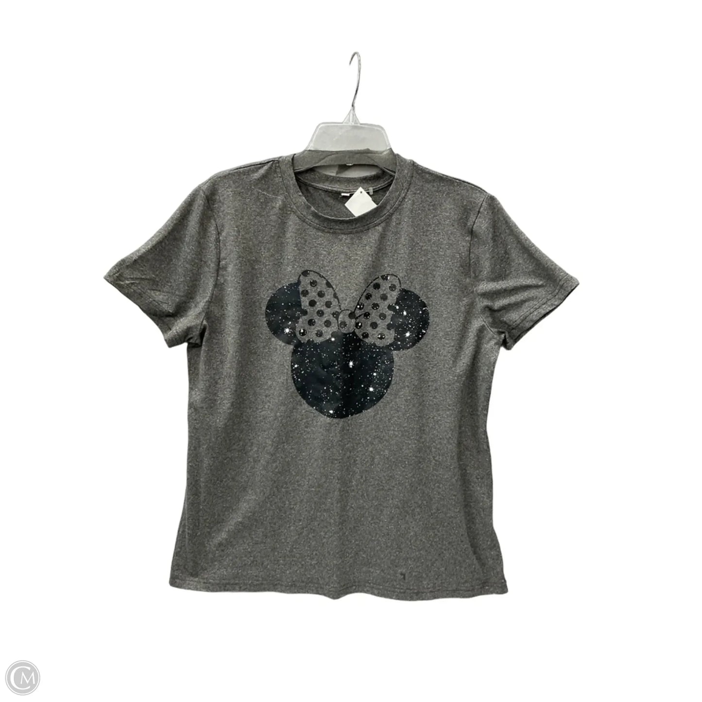 Top Short Sleeve By Clothes Mentor In Grey, Size: L