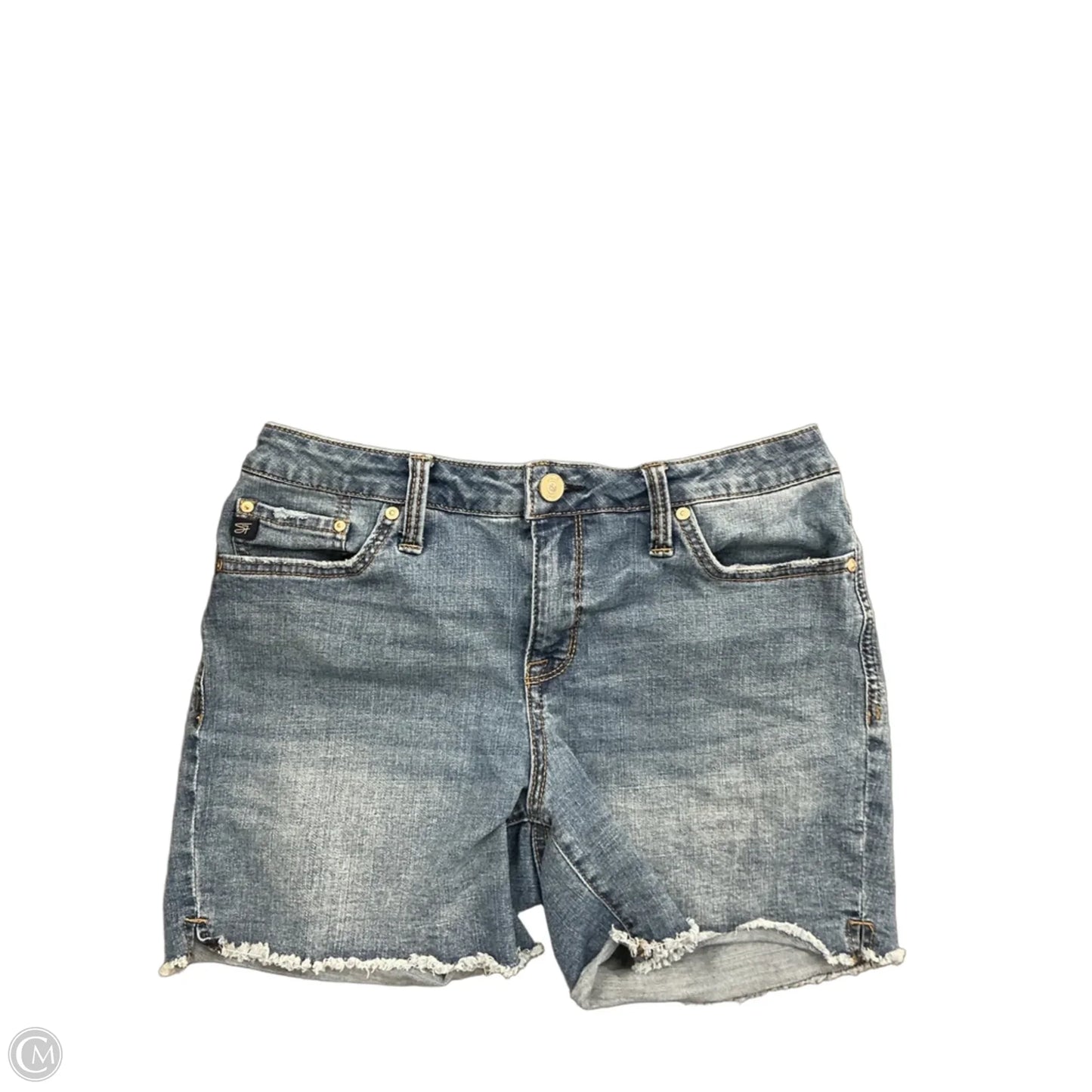 Shorts By Seven 7 In Blue Denim, Size: 8