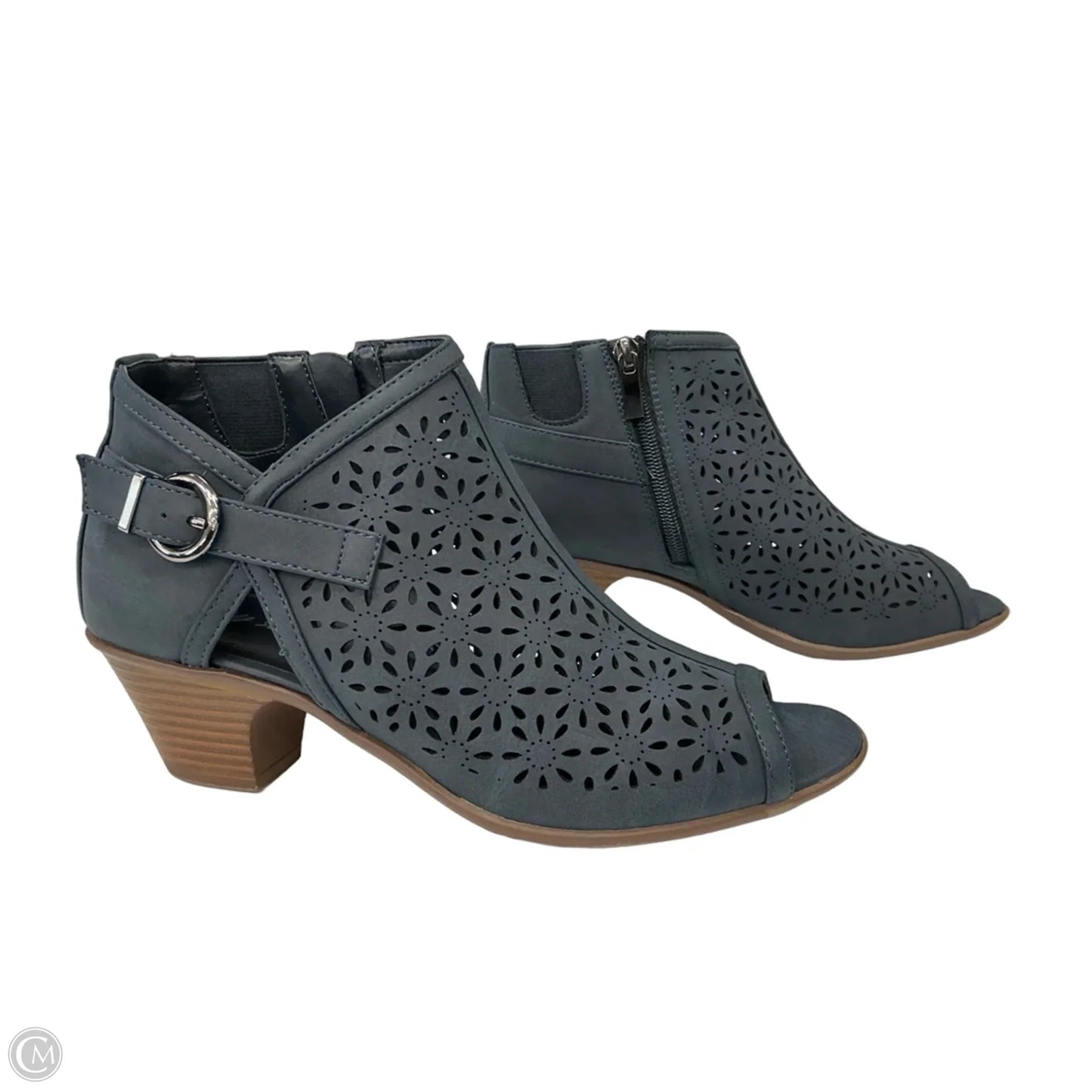 Shoes Heels Block By Easy Street In Blue, Size: 8