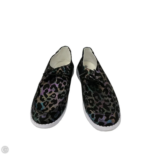 Shoes Sneakers By Clothes Mentor In Rainbow Print, Size: 8