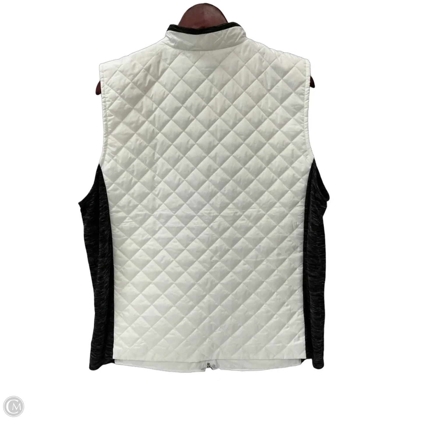 Vest Puffer & Quilted By Chicos In White, Size: Xl