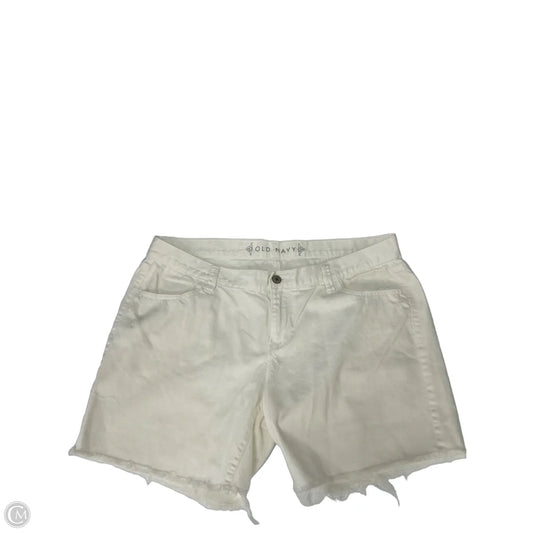 Shorts By Old Navy In White Denim, Size: 16