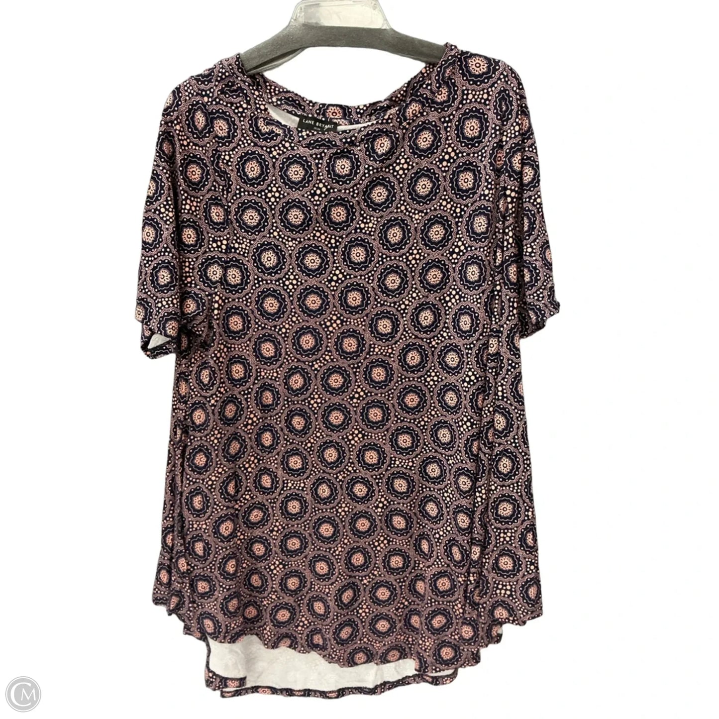 Top 3/4 Sleeve By Lane Bryant In Blue, Size: 1x