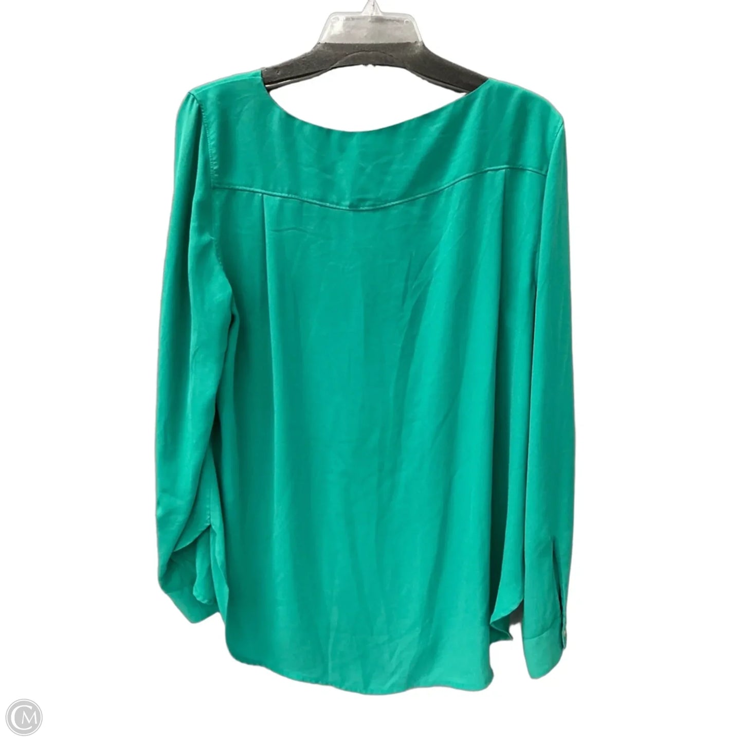 Top Long Sleeve By Loft In Green, Size: L
