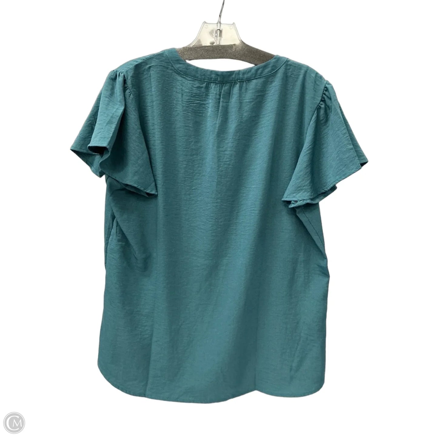 Top Short Sleeve By Maurices In Blue, Size: M