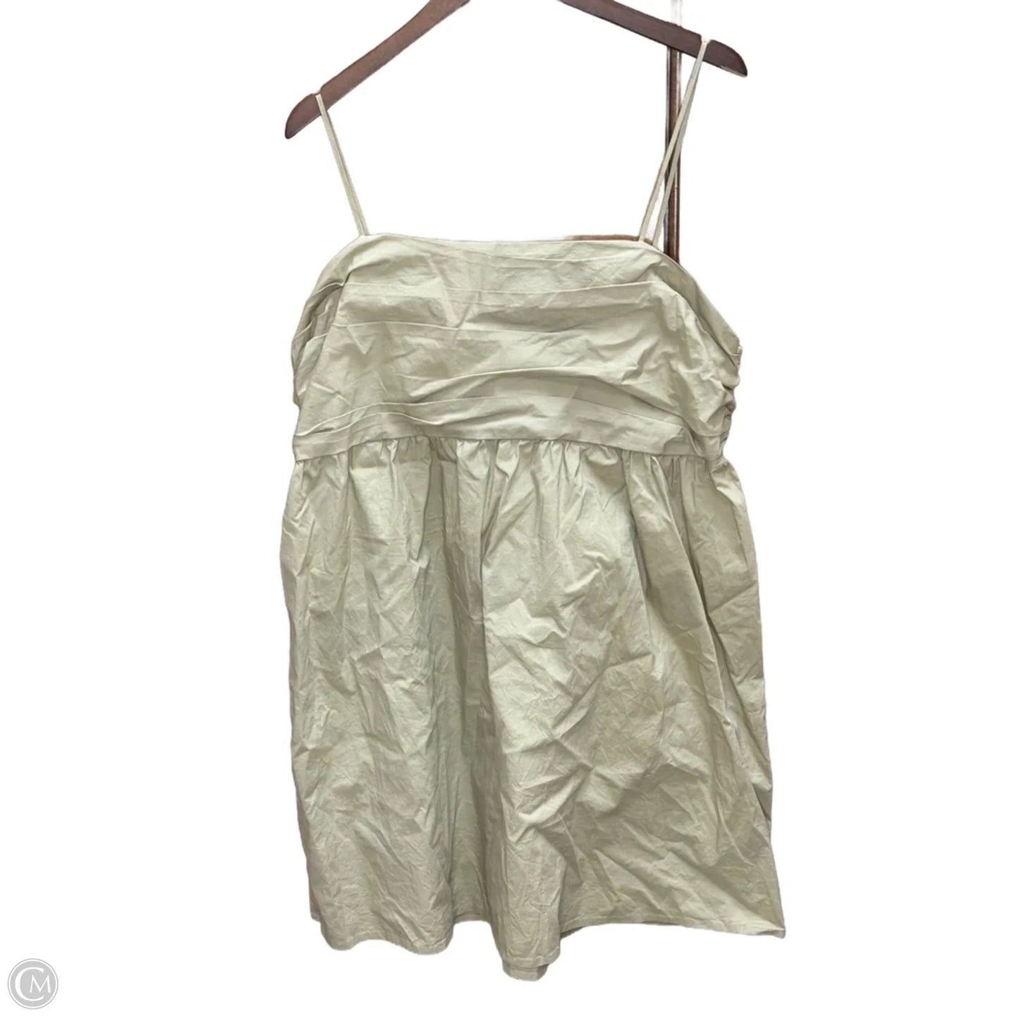 Dress Casual Midi By Express In Tan, Size: Xl
