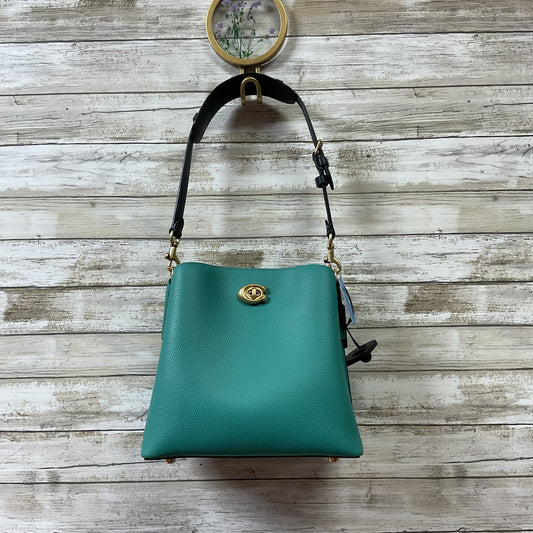 Handbag Designer By Coach In Green, Size:Medium