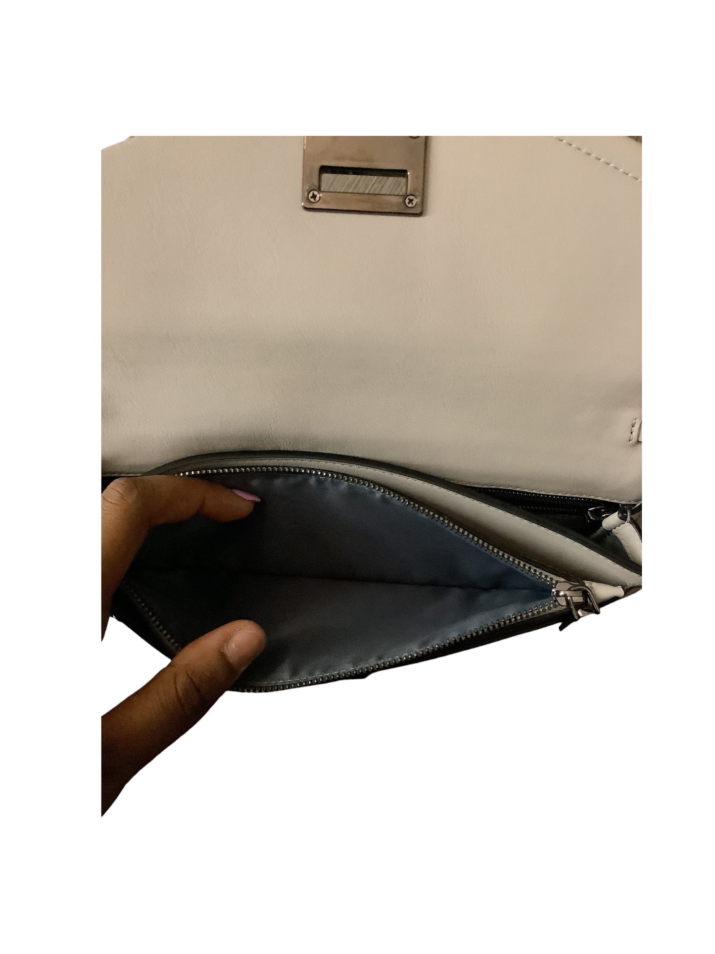 Handbag Leather Tumi, Size Small