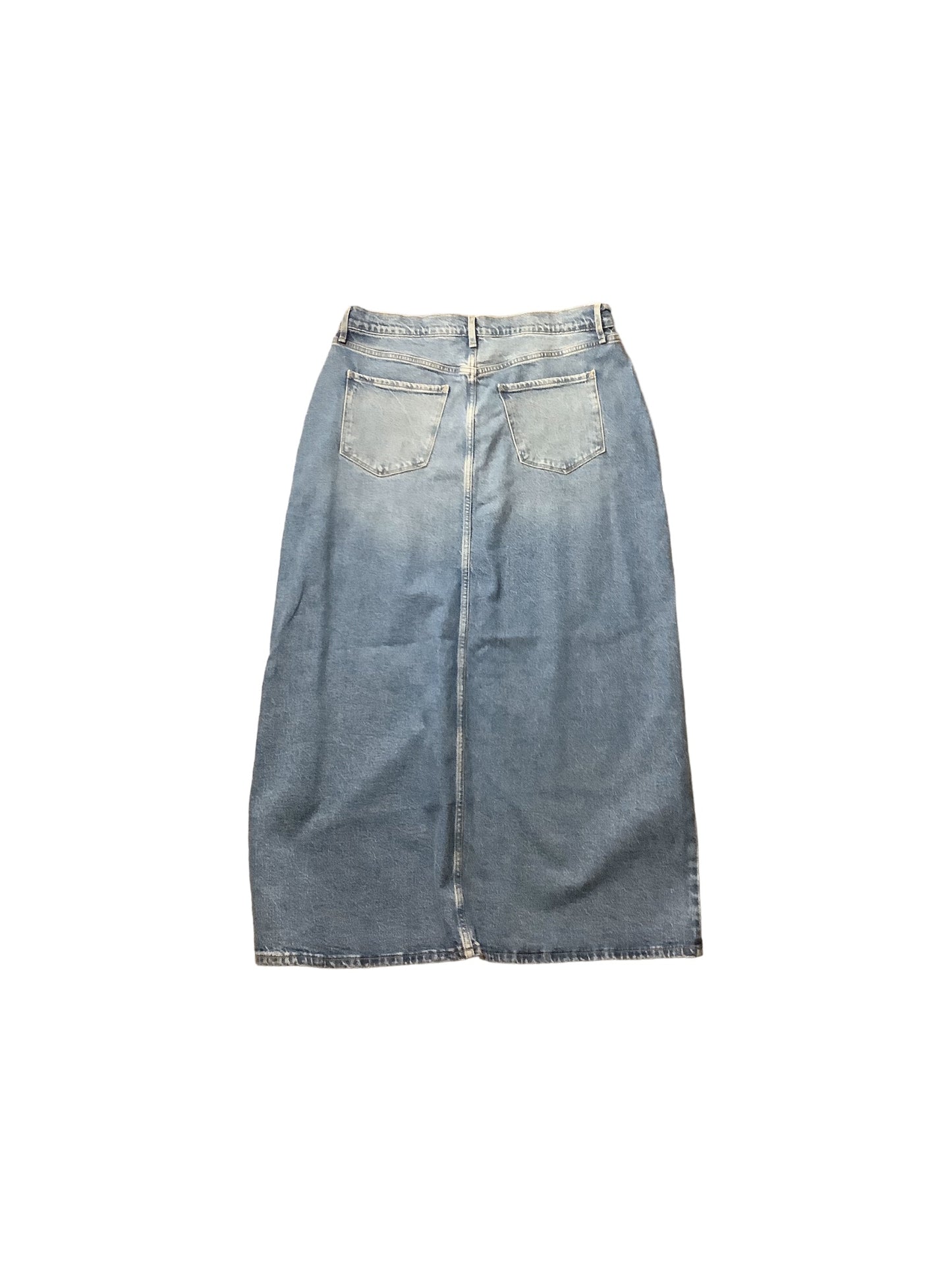 Blue Denim Skirt Maxi Ana, Size 14