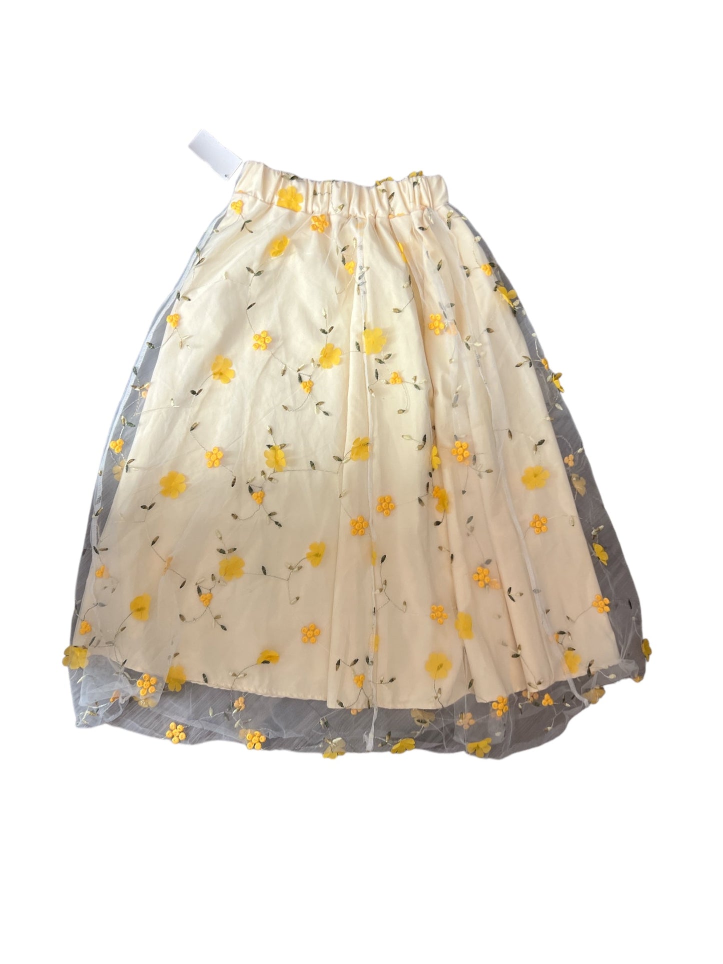 Yellow Skirt Midi Clothes Mentor, Size Xs