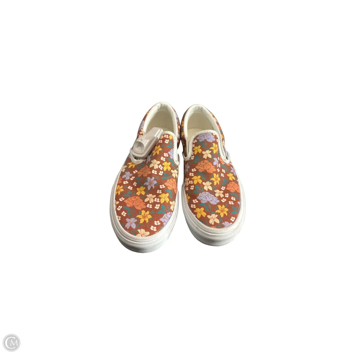 Shoes Sneakers By Vans In Floral Print, Size: 8.5