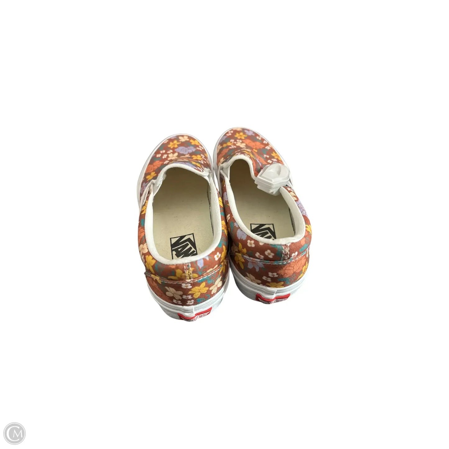 Shoes Sneakers By Vans In Floral Print, Size: 8.5