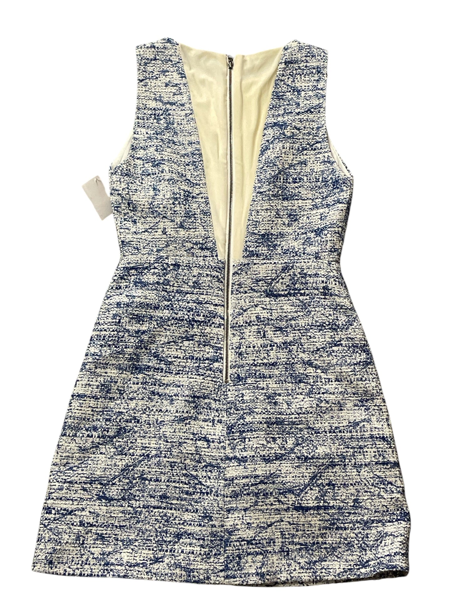 Dress Casual Short By Alice + Olivia In Blue & White, Size: 2