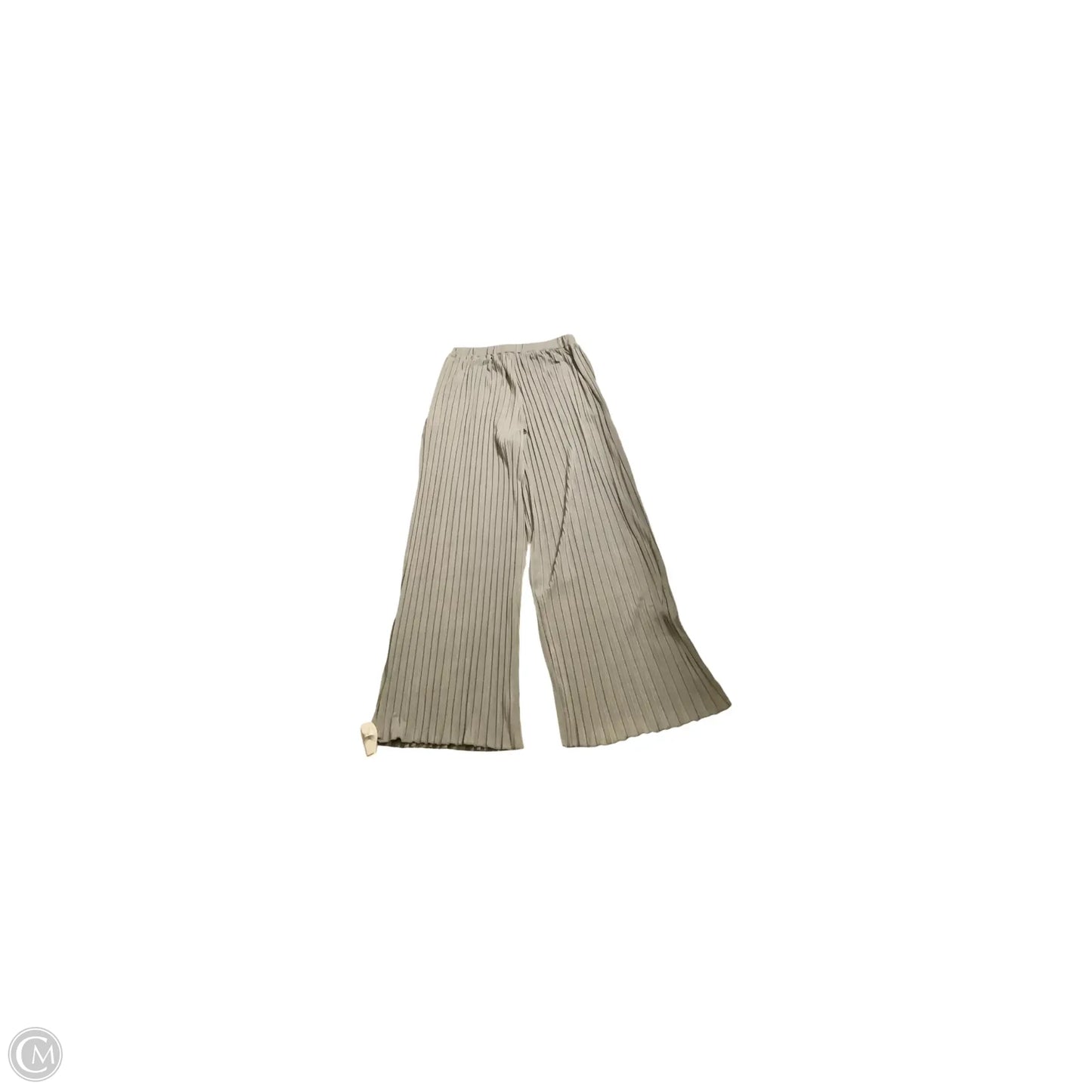 Pants Wide Leg By Donna Karan In Grey, Size: M