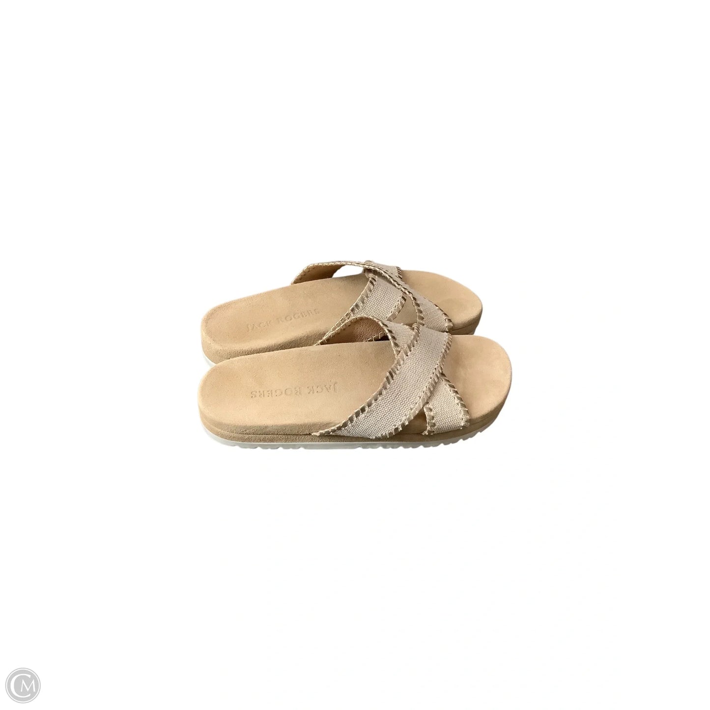 Sandals Flats By Jack Rogers In Tan, Size: 9