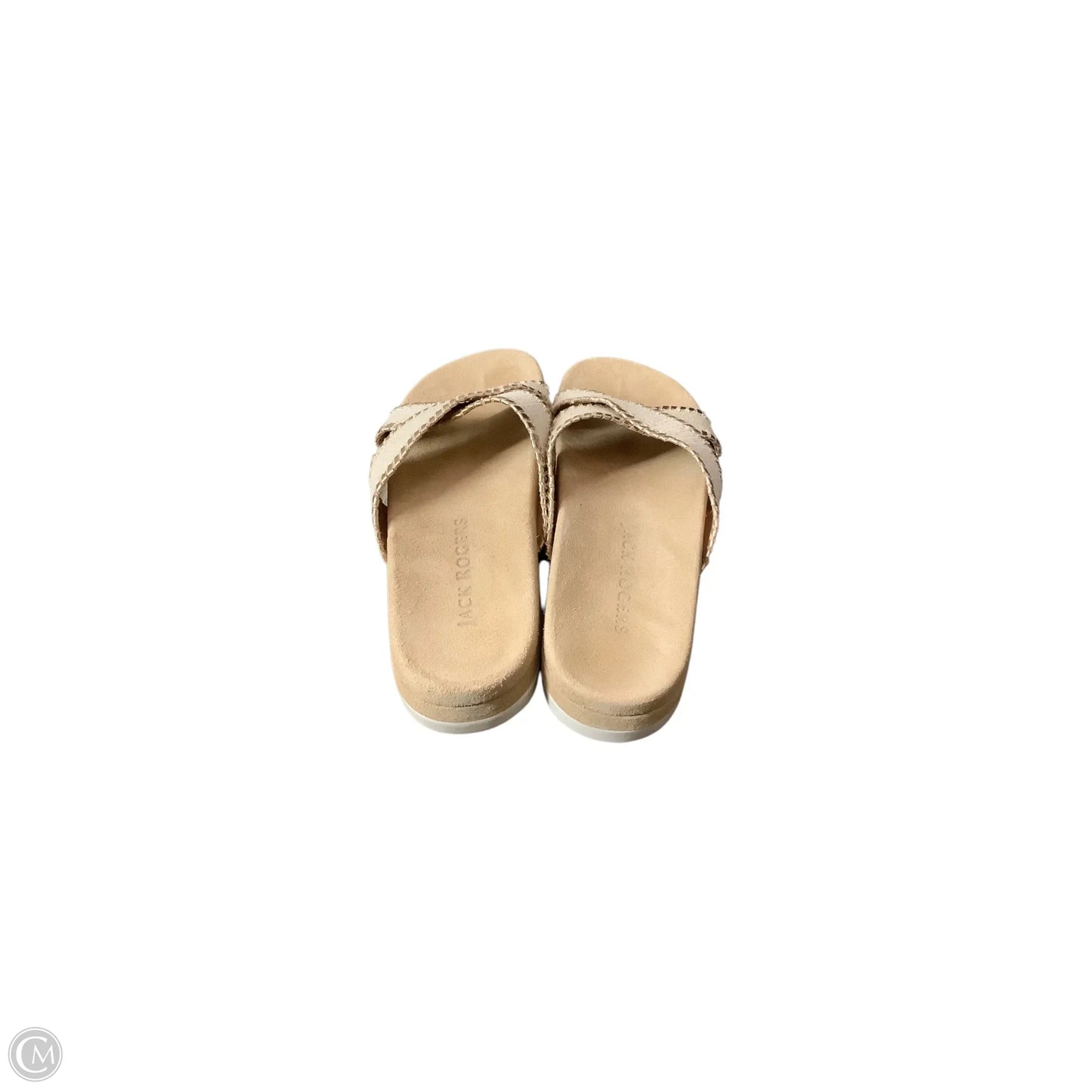 Sandals Flats By Jack Rogers In Tan, Size: 9