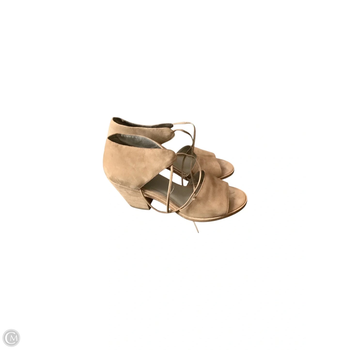 Sandals Heels Block By Eileen Fisher In Tan, Size: 10