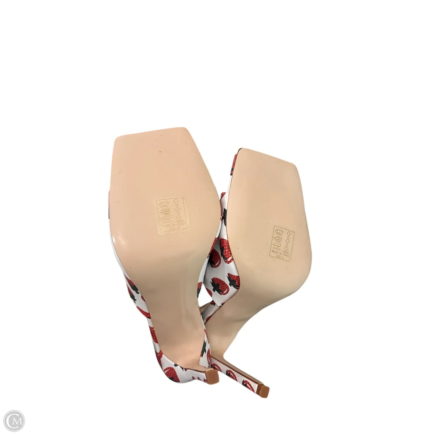 Shoes Heels Stiletto By Clothes Mentor In Red & White, Size: 8
