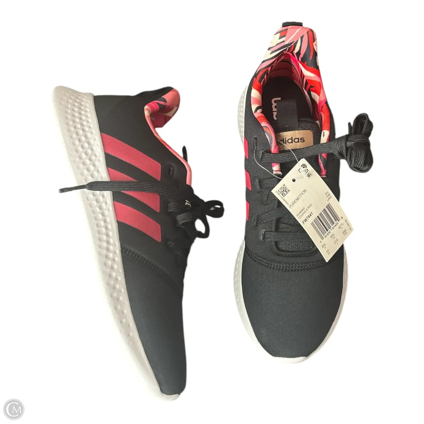 Shoes Sneakers By Adidas In Black & Red, Size: 10