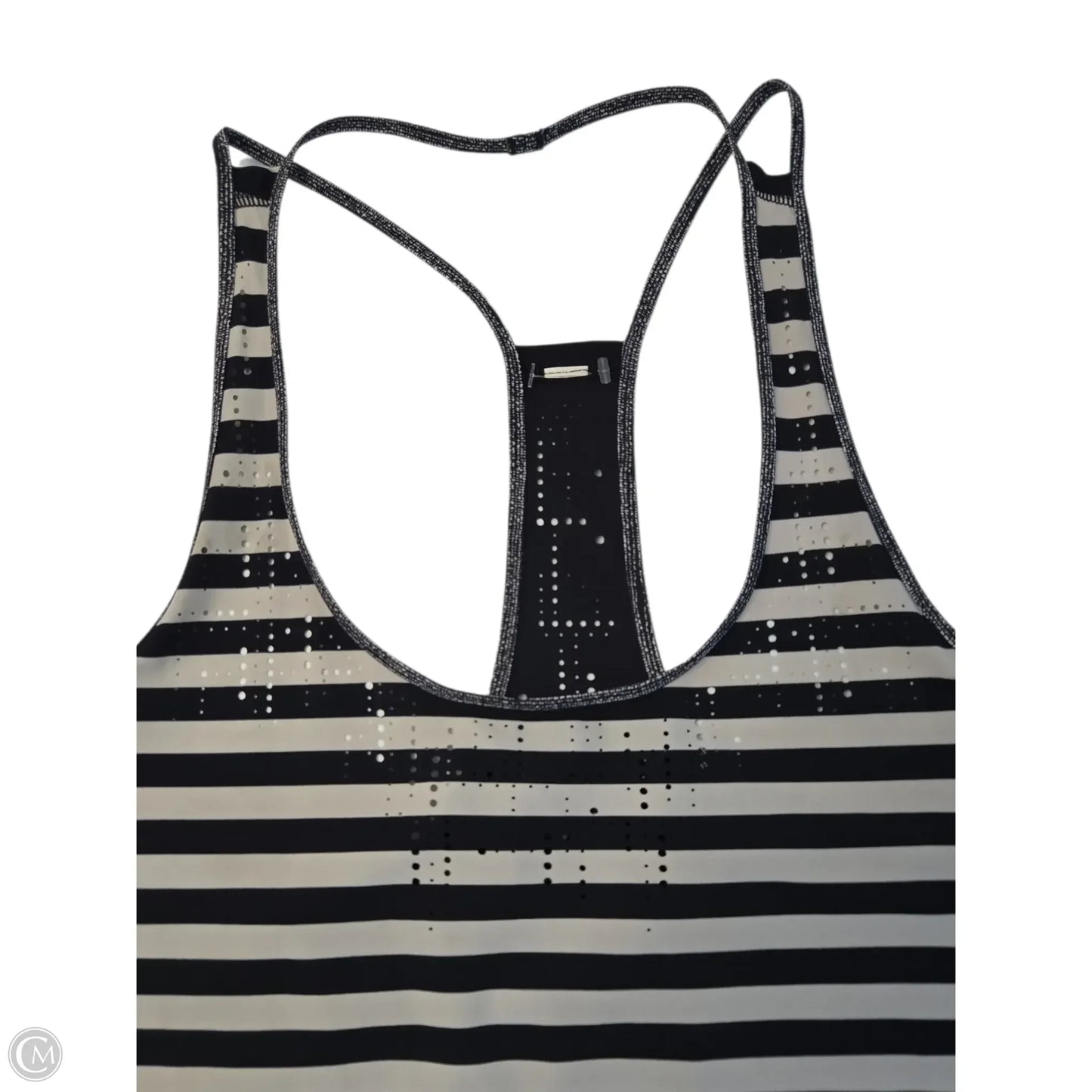 Athletic Tank Top By Lululemon In Striped Pattern, Size: Xs