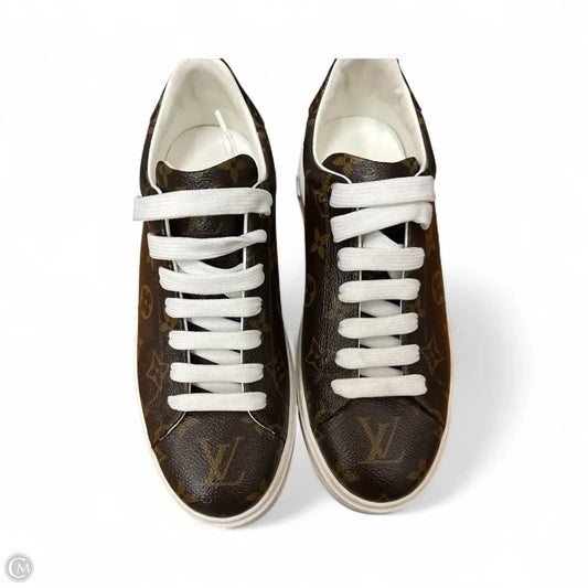 Shoes Luxury Designer By Louis Vuitton In Brown
