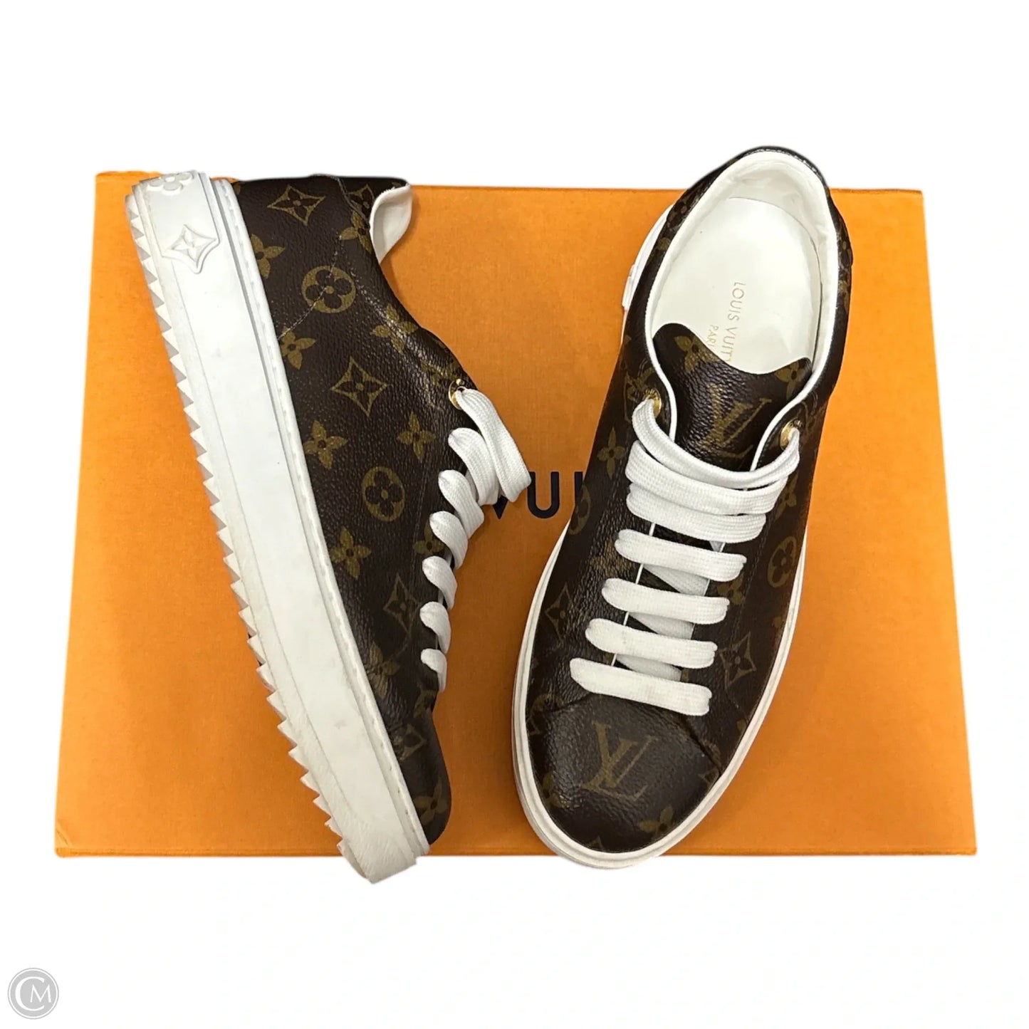 Shoes Luxury Designer By Louis Vuitton In Brown
