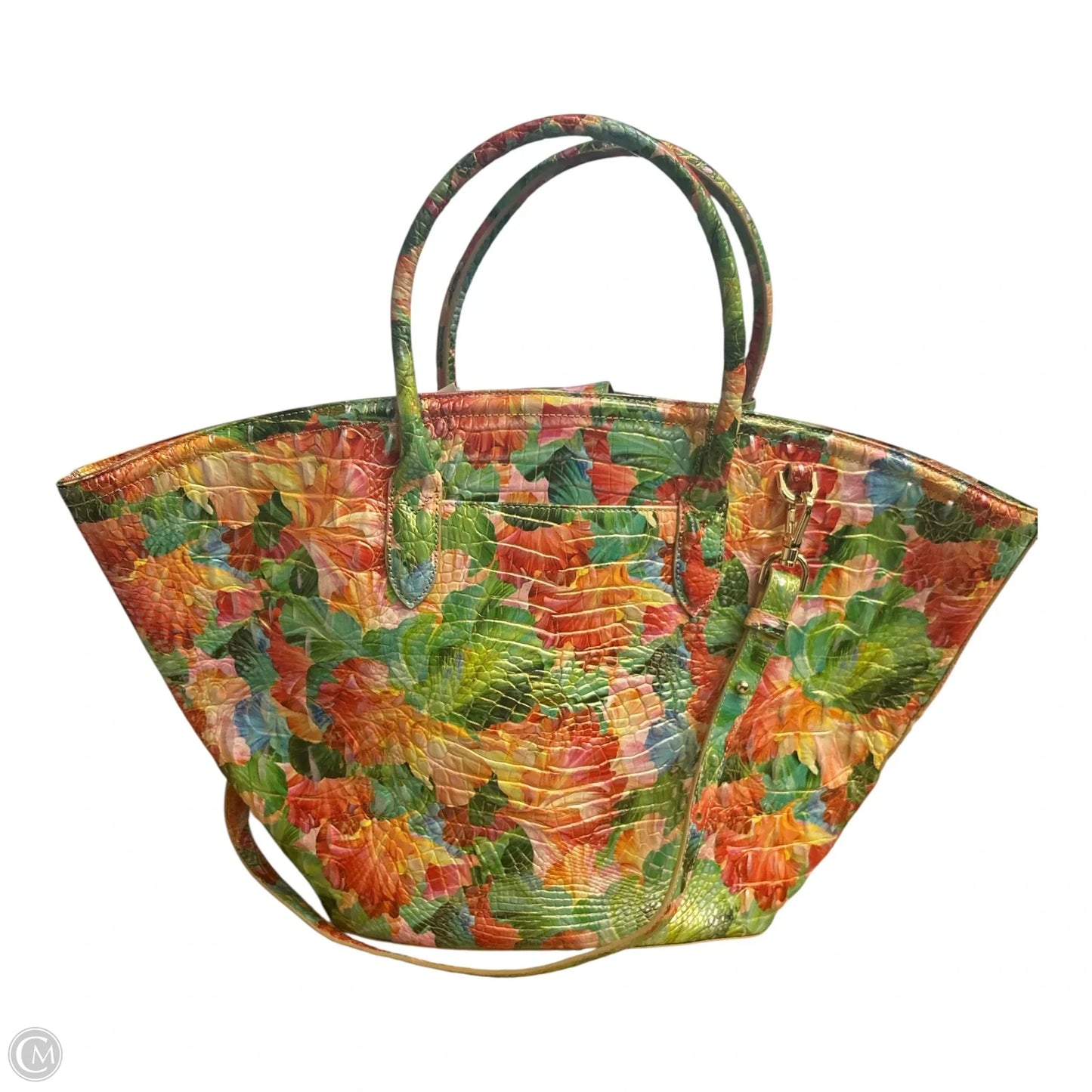 Handbag Designer By Brahmin, Size: Large