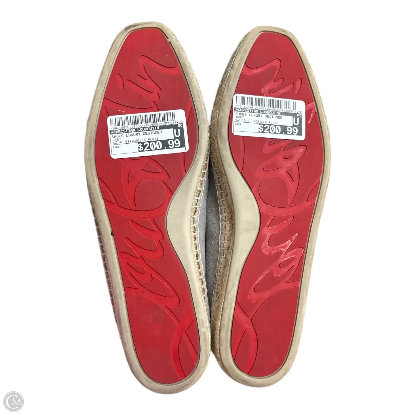 Shoes Luxury Designer By Christian Louboutin In Grey