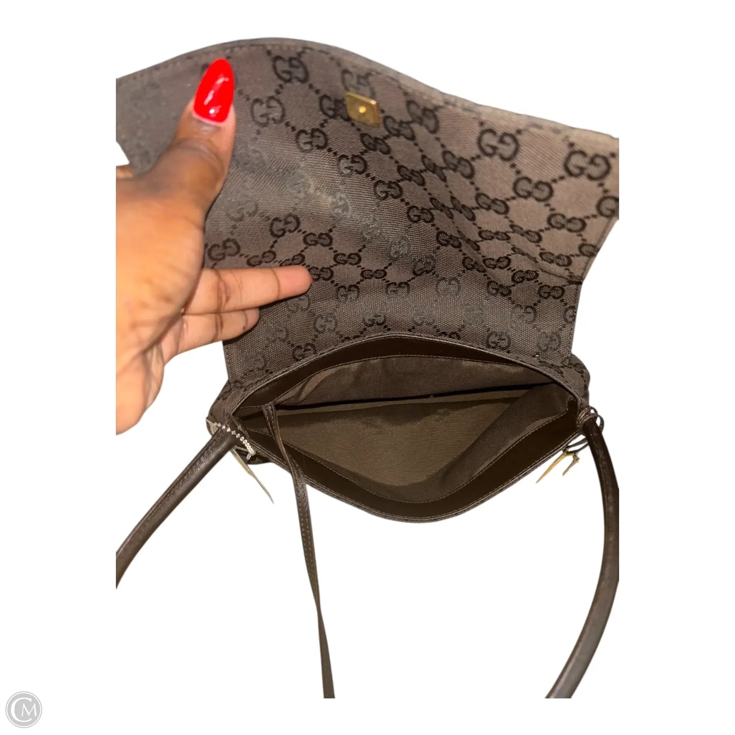 Handbag Luxury Designer By Gucci, Size: Medium