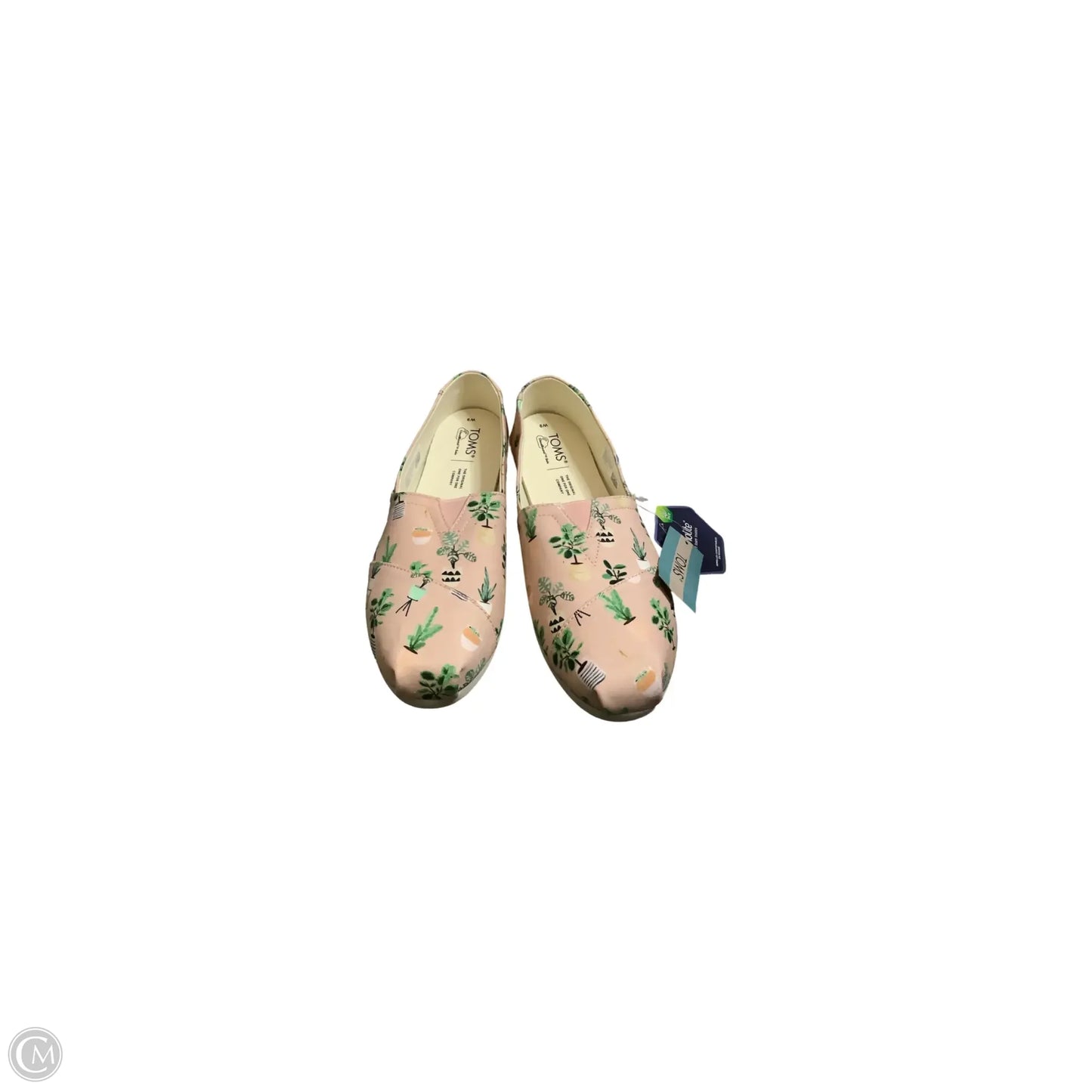 Shoes Flats By Toms In Peach, Size: 9