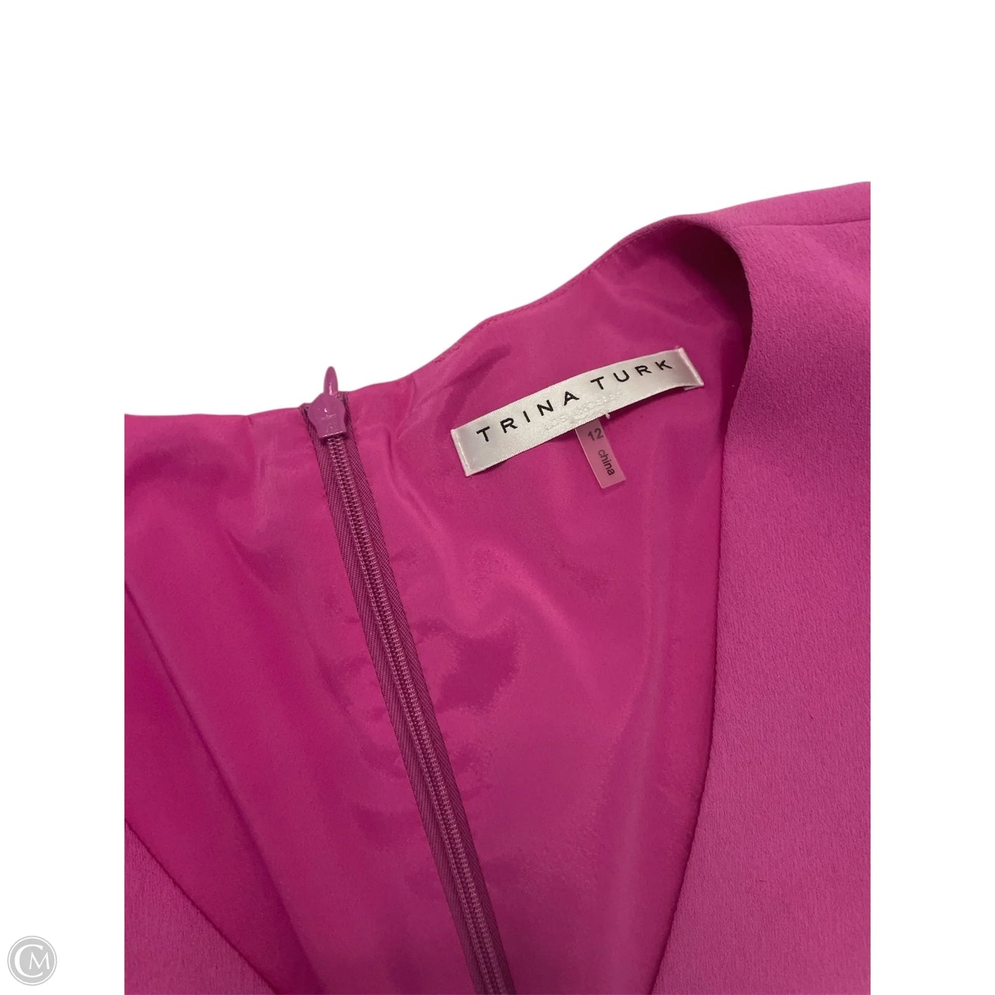 Dress Casual Midi By Trina Turk In Pink, Size: 12