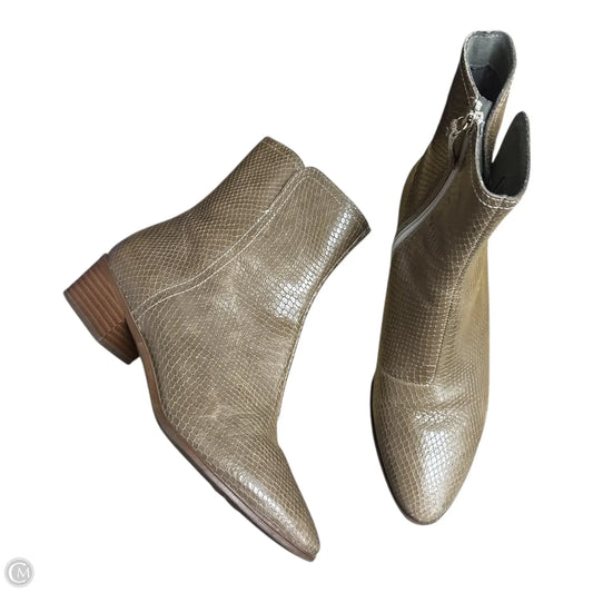 Boots Ankle Heels By Rockport In Brown, Size: 8.5