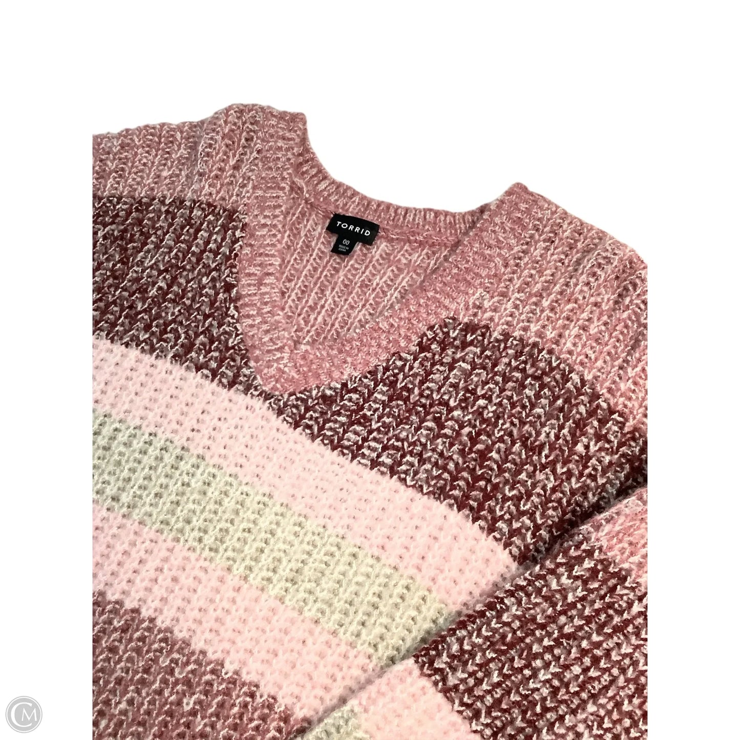 Sweater By Torrid In Pink, Size: L