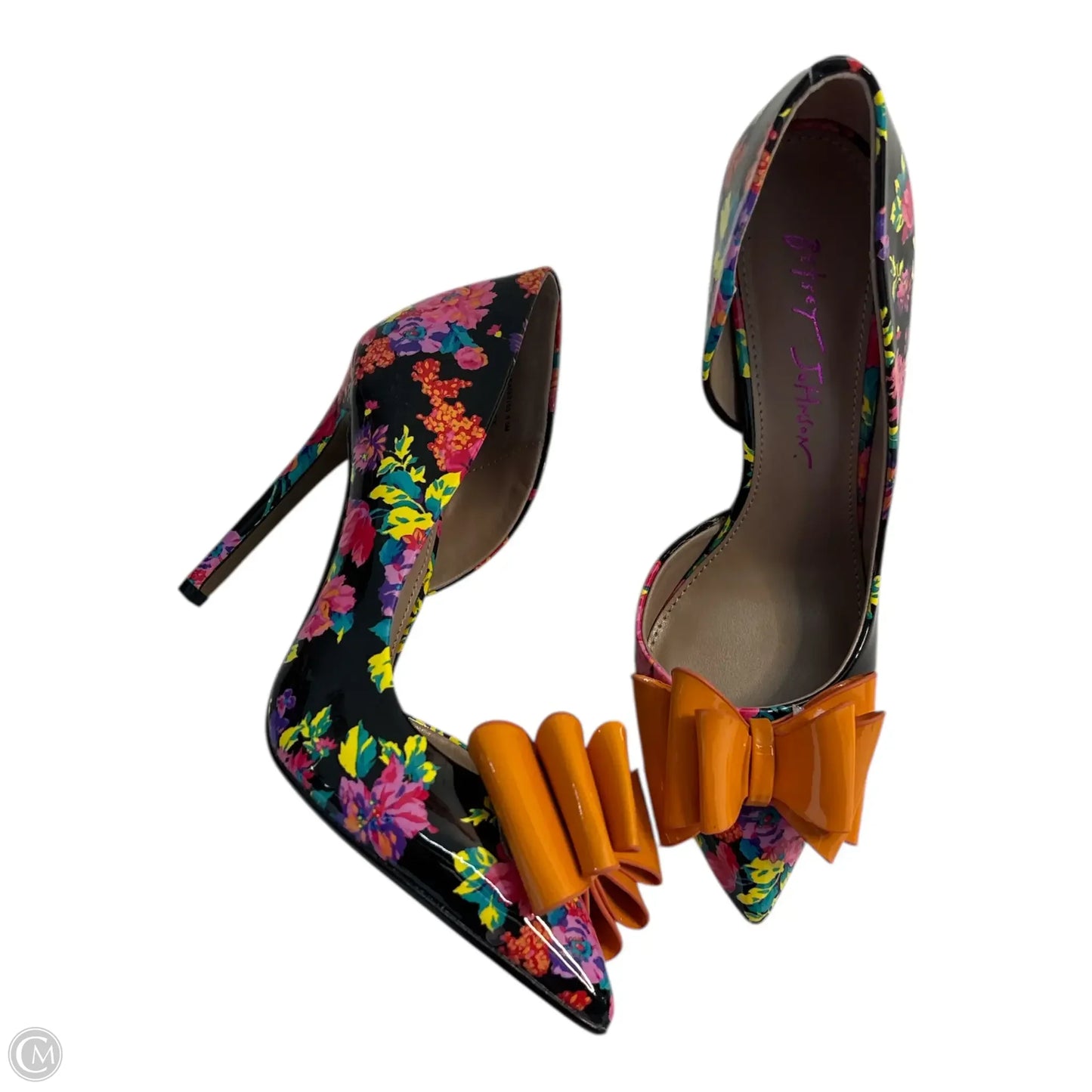 Shoes Heels Stiletto By Betsey Johnson In Multi-colored, Size: 6.5