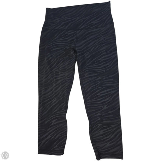 Athletic Leggings Capris By Lululemon In Grey, Size: 10