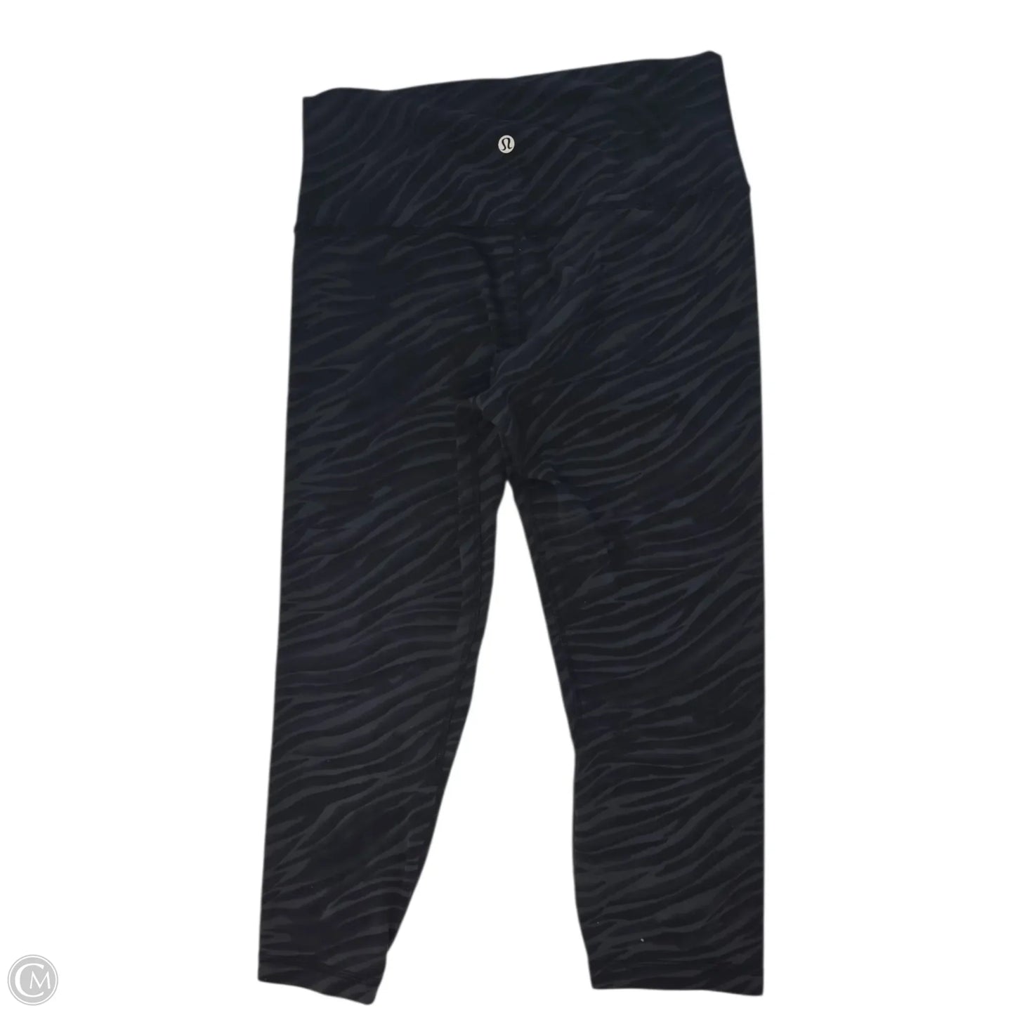 Athletic Leggings Capris By Lululemon In Grey, Size: 10