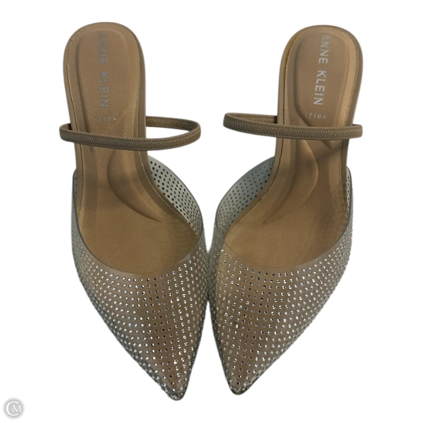 Shoes Heels Kitten By Anne Klein In Clear, Size: 7.5