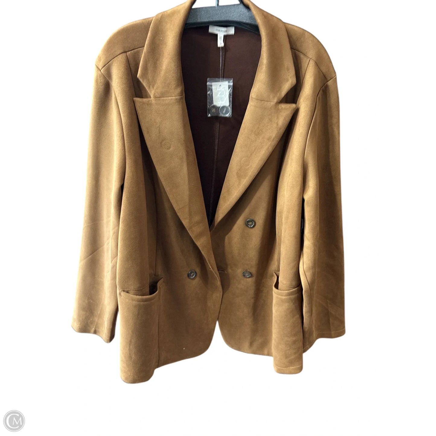Blazer By Maurices In Brown, Size: 2x
