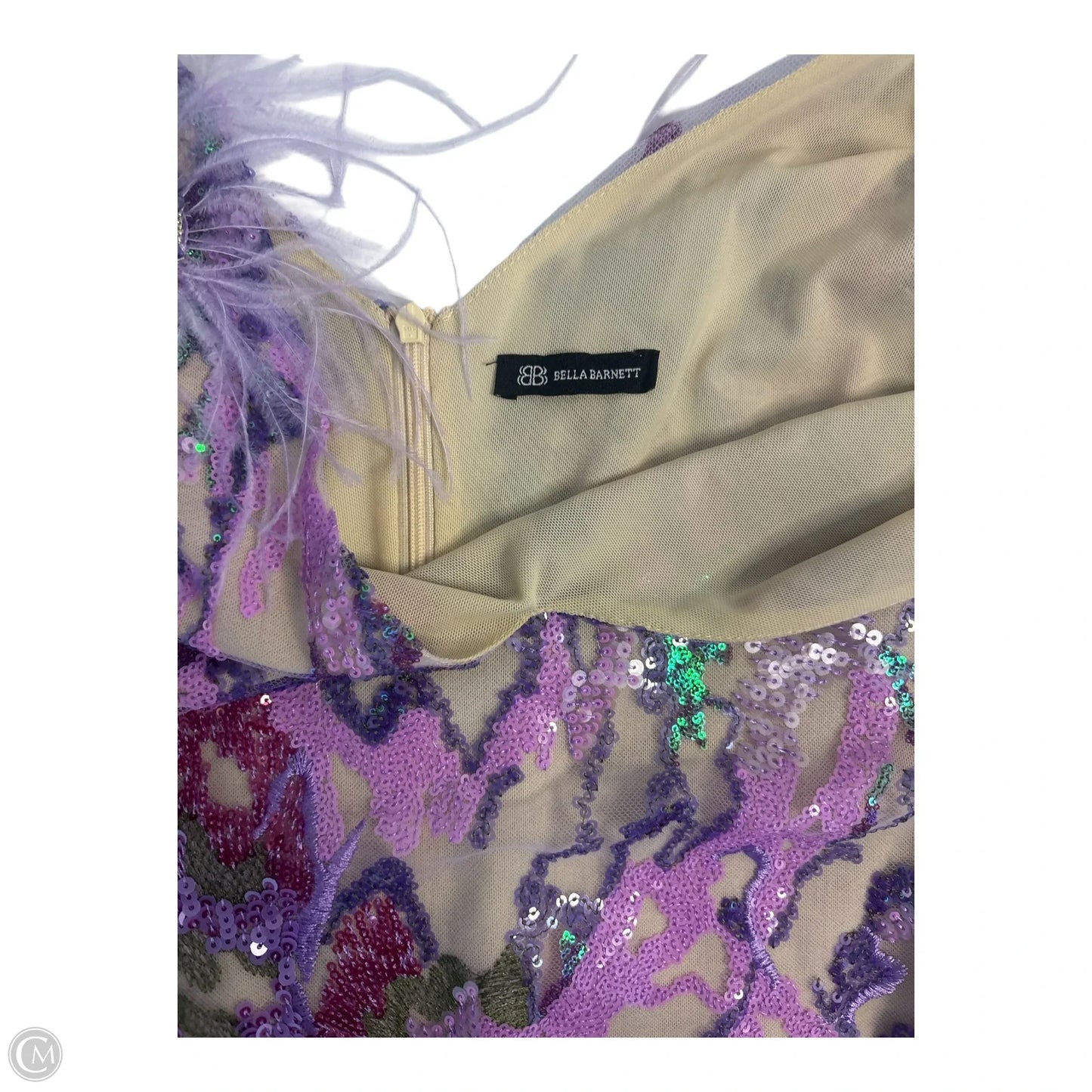 Dress Party Midi By Clothes Mentor In Multi-colored, Size: M