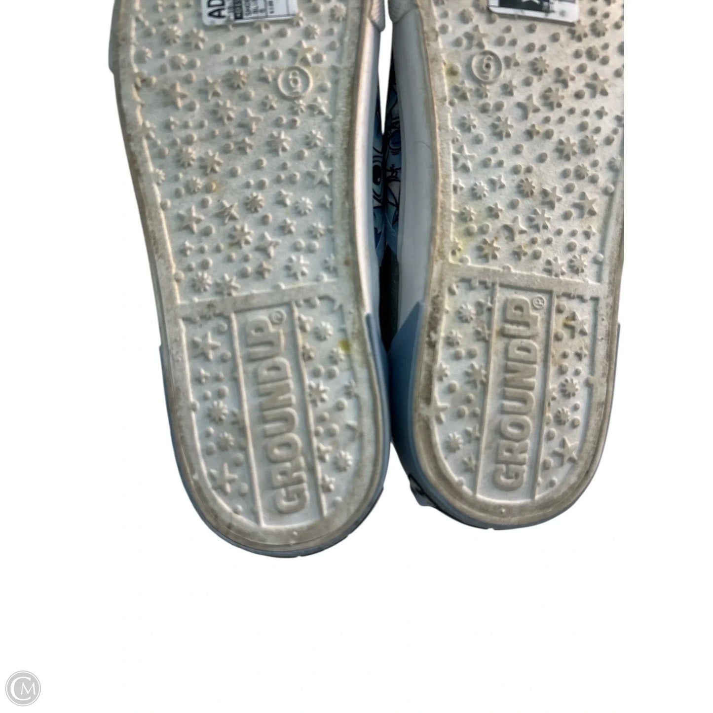 Shoes Sneakers By Disney In Blue, Size: 6