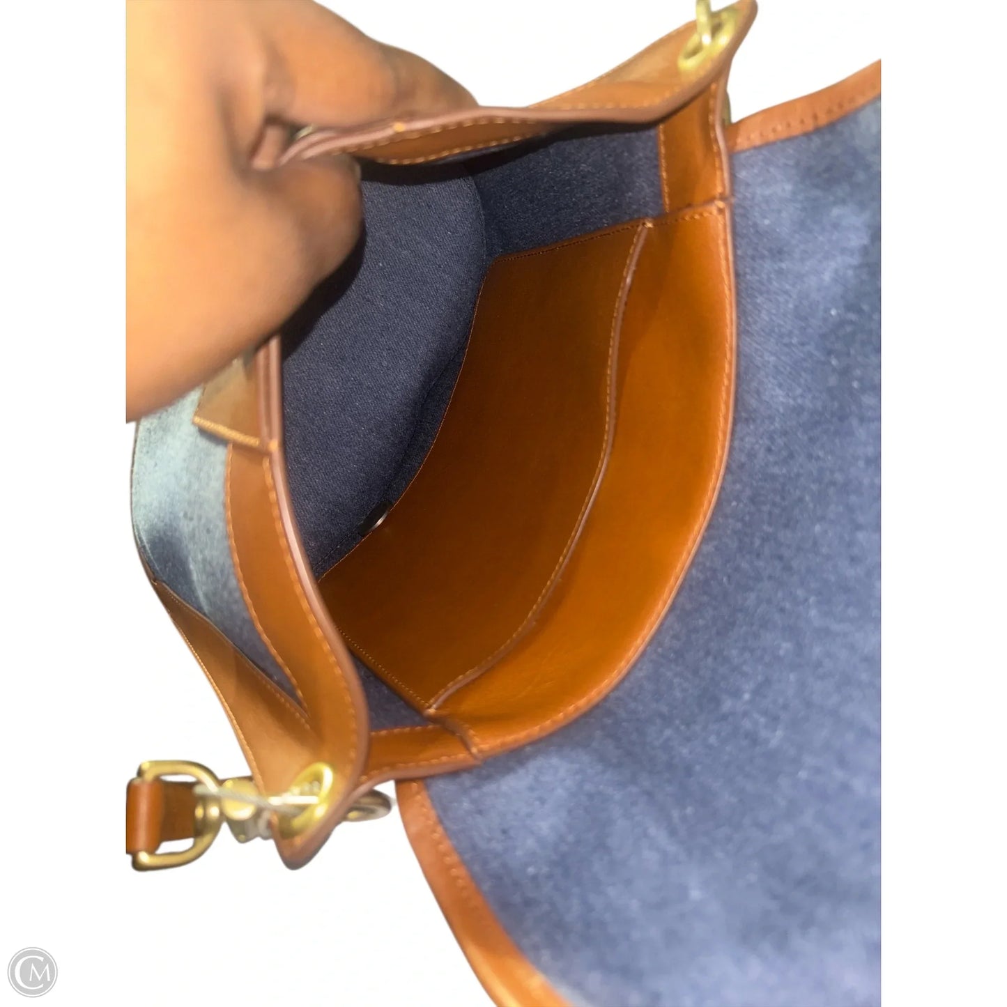 Handbag Leather By Clothes Mentor, Size: Small