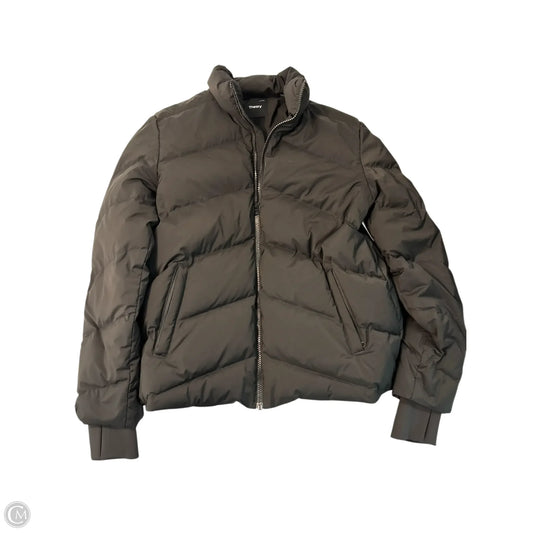 Jacket Puffer & Quilted By Theory In Black, Size: M